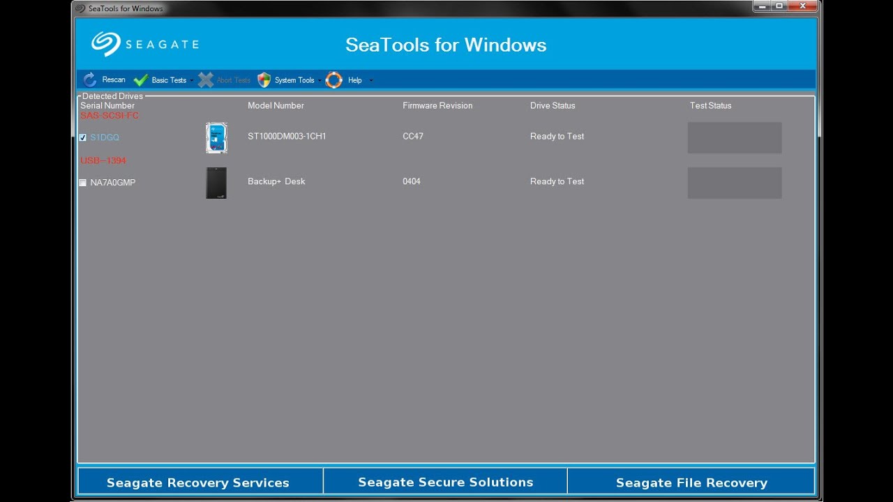download seagate seatools for windows